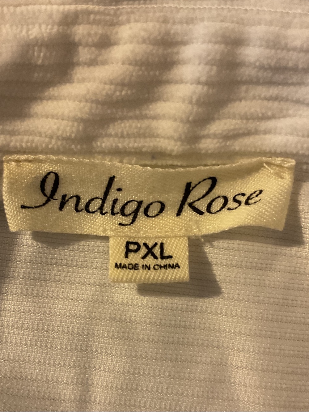 Indigo Rd. Cream Button-Front Textured Knit Lace Ribbed Cardigan PXL - Picture 8 of 12